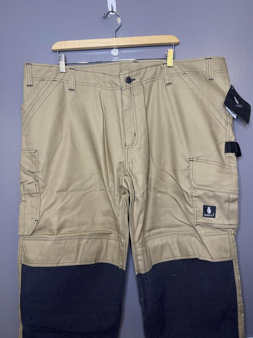 Mascot Cargo Pants Mens 46x32 Beige Lerida Hardwear Workwear 05079-010-05
